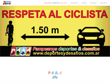 Tablet Screenshot of deportesydesafios.com.ar